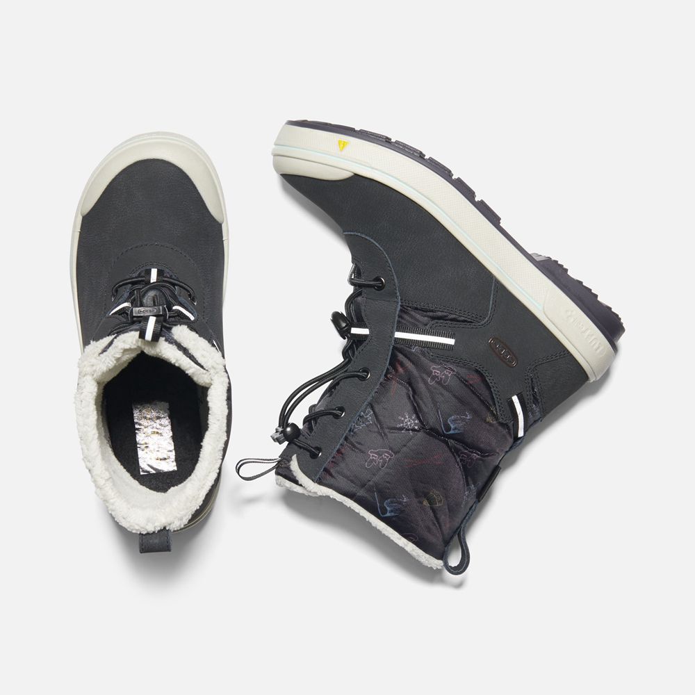 Keen Vinterkängor Barn Svarta Bruna - Kelsa Waterproof - 419203TIX